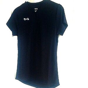 Black Crew Neck Jersey with NFINITY Logo (Small)